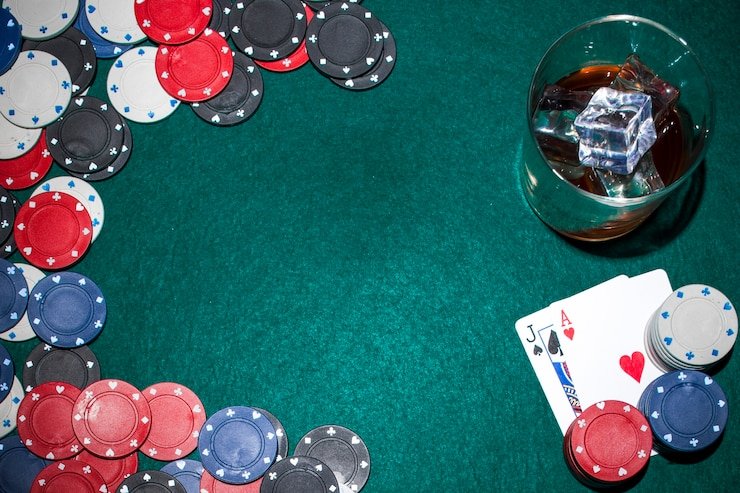 Antarmuka permainan Infinite Blackjack di amanah toto dengan dealer langsung dan kartu terbuka